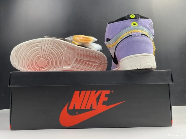 Air 1 CW6576-500 Switch Purple Jordan Pulse High 0906